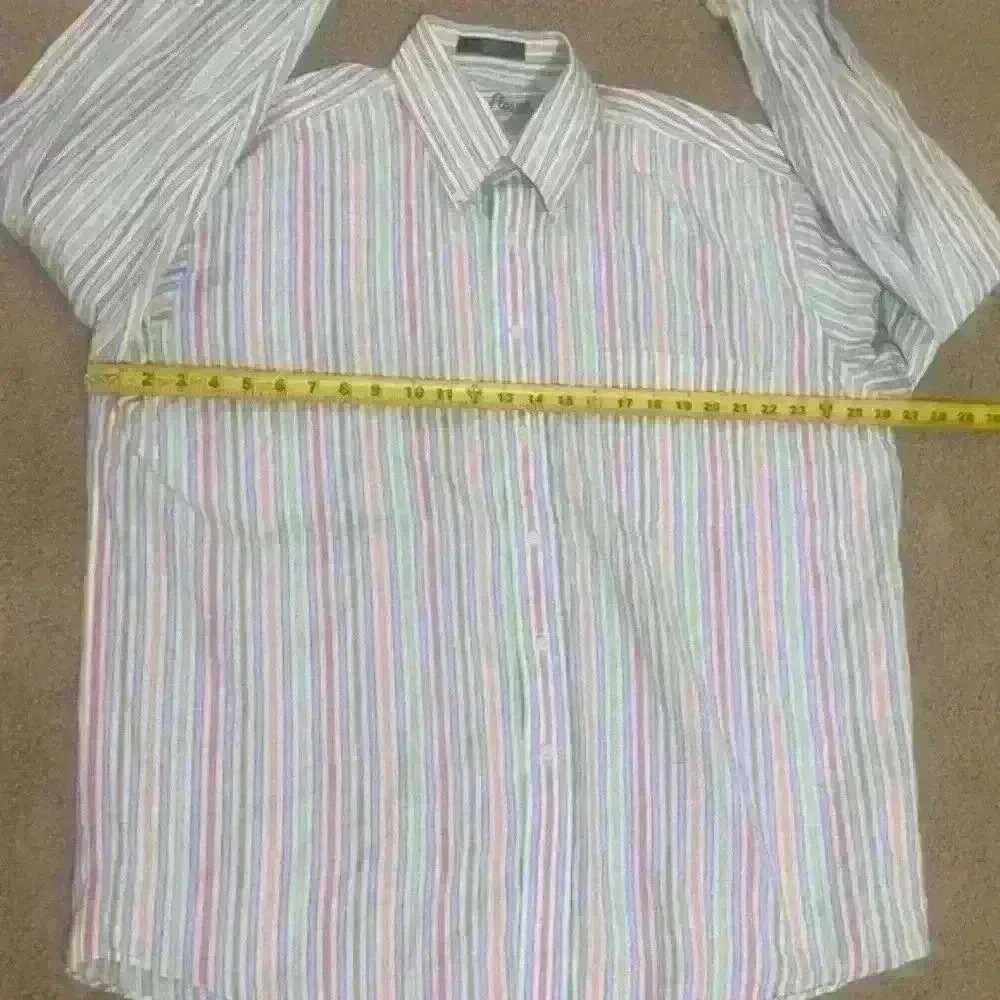 Alan Flusser Men’s XL Multicolor Striped Long Sleeve - Picture 6 of 8
